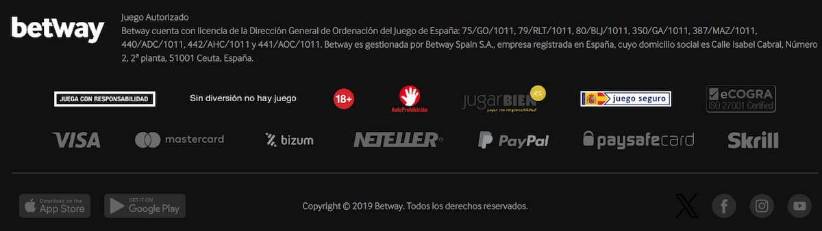 es seguro apostar en betway