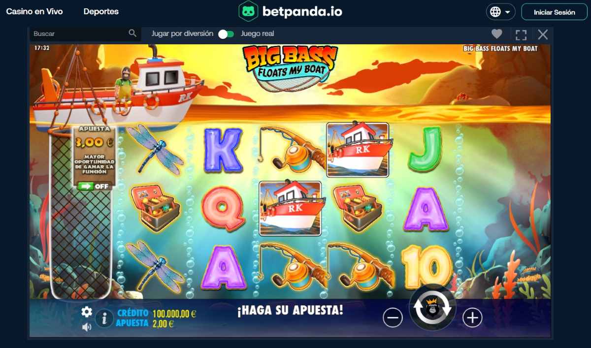 juega al big bass en betpanda con xrp