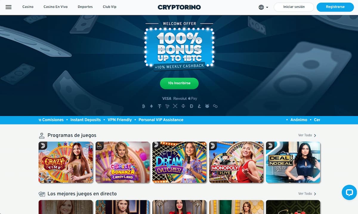 Cryptorino, Mejores casinos con Bitcoin Póker