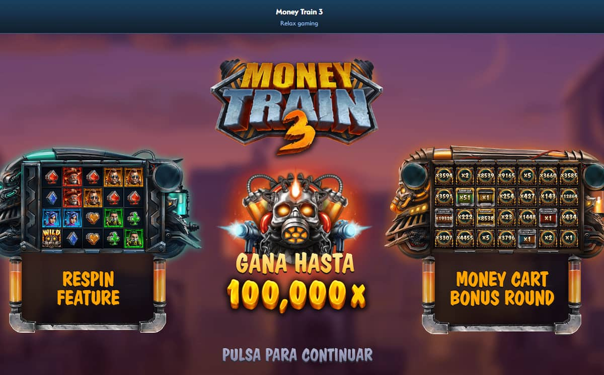 Money Train 3 de Relax Gaming en Oceanspin tragaperra online dinero real