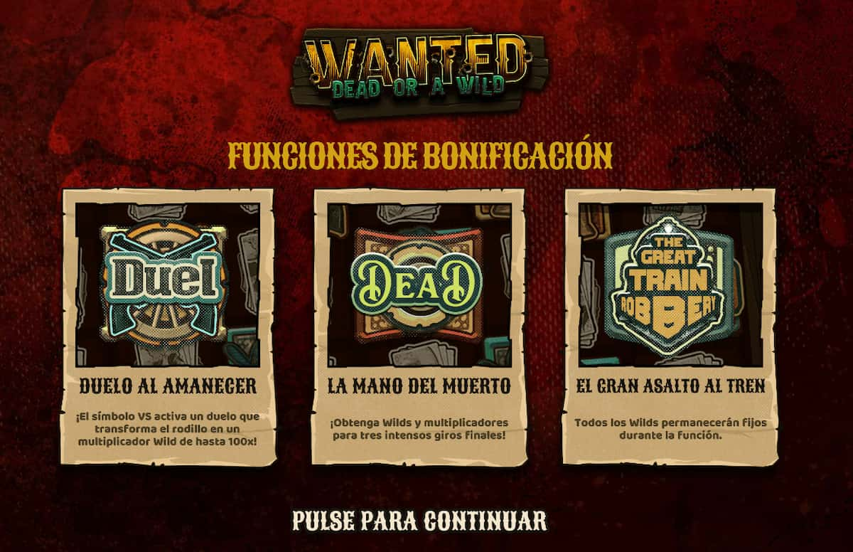 Wanted Dead or a Wild de Hacksaw Gaming tragaperra online dinero real