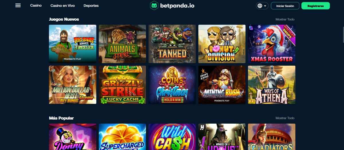 Betpanda juegos