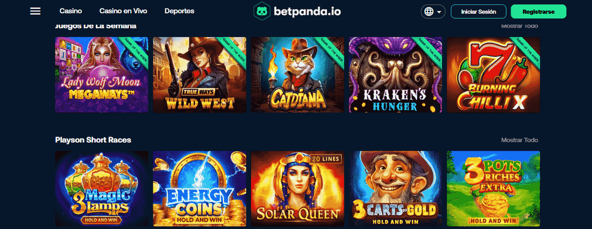 empieza a apostar en betpanda