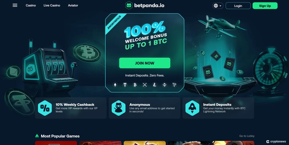 Betpanda casino que aceptan dogecoin