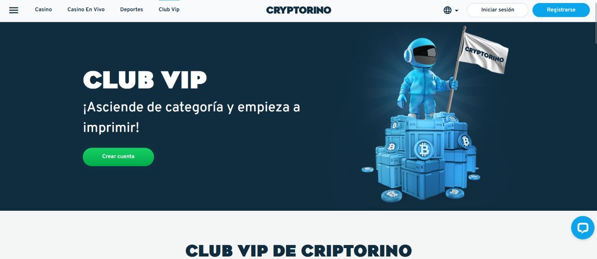 Cryptorino casino VIP