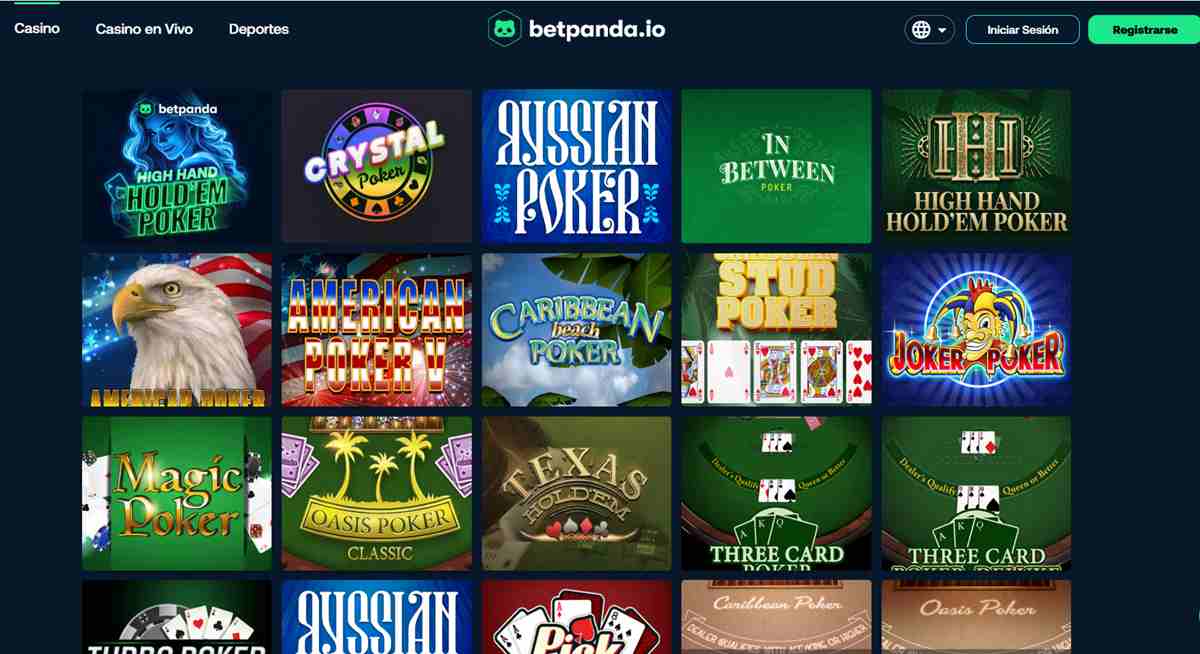 poker casino - Betpanda - Retiros instantáneos y generosos bonos.