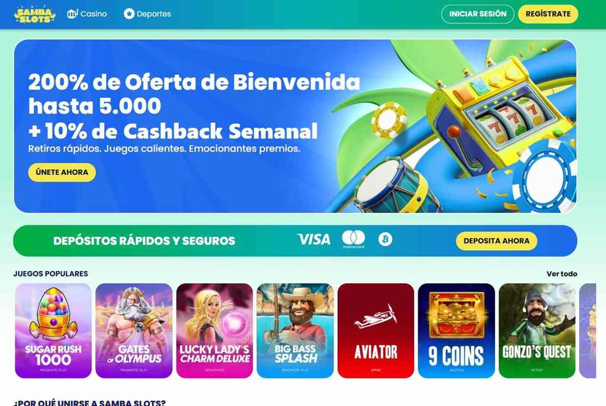 casinos nuevos en México con Samba Slots