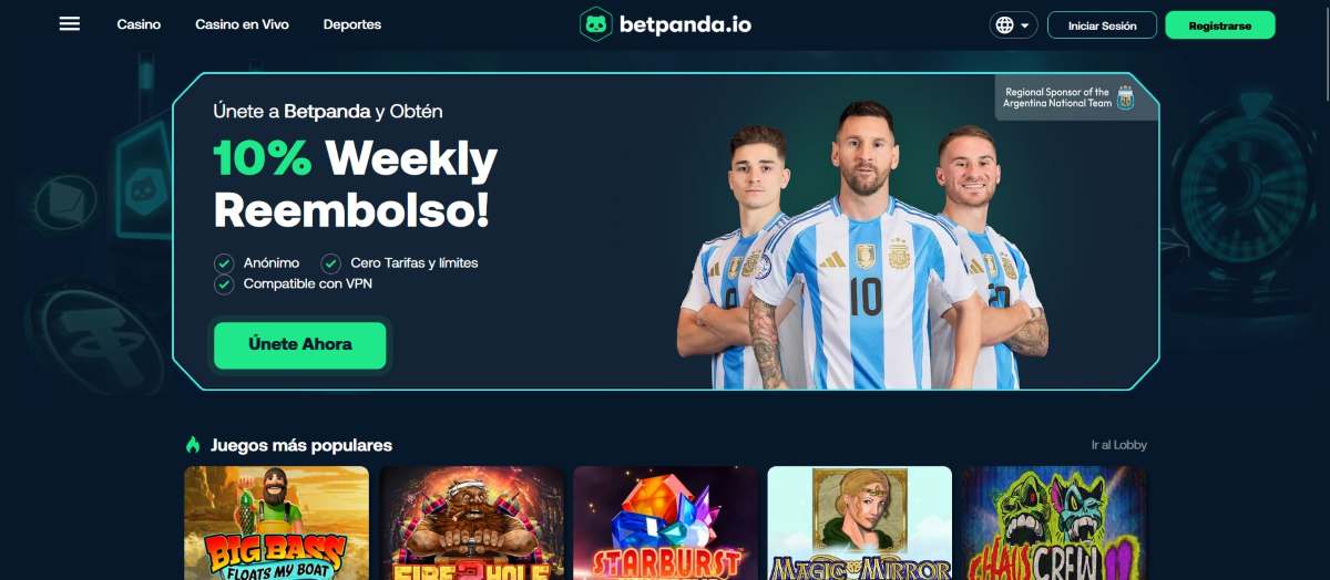 Betpanda casino sin registro