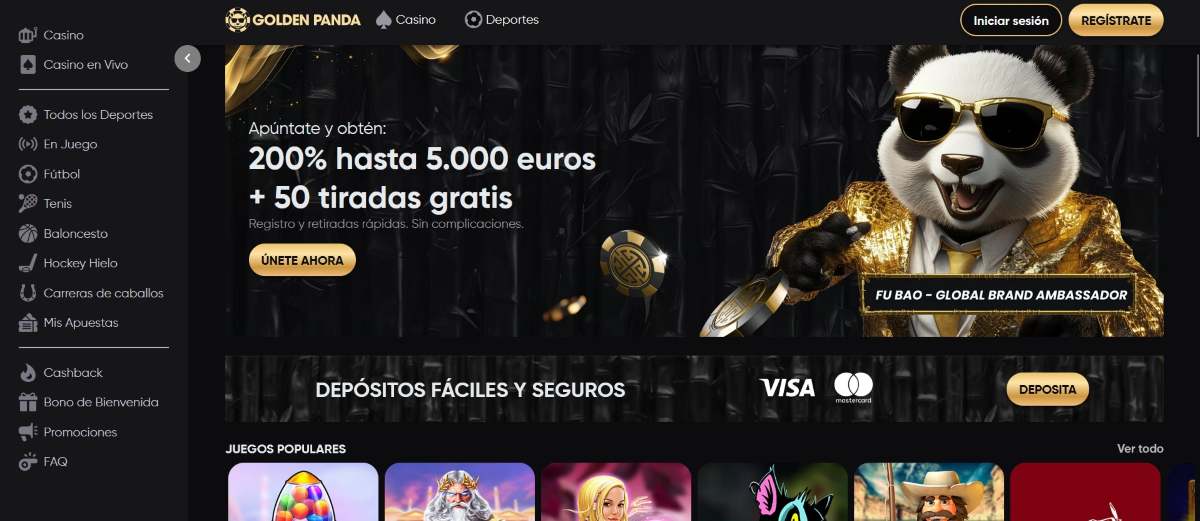 Casinos nuevos Golden Panda