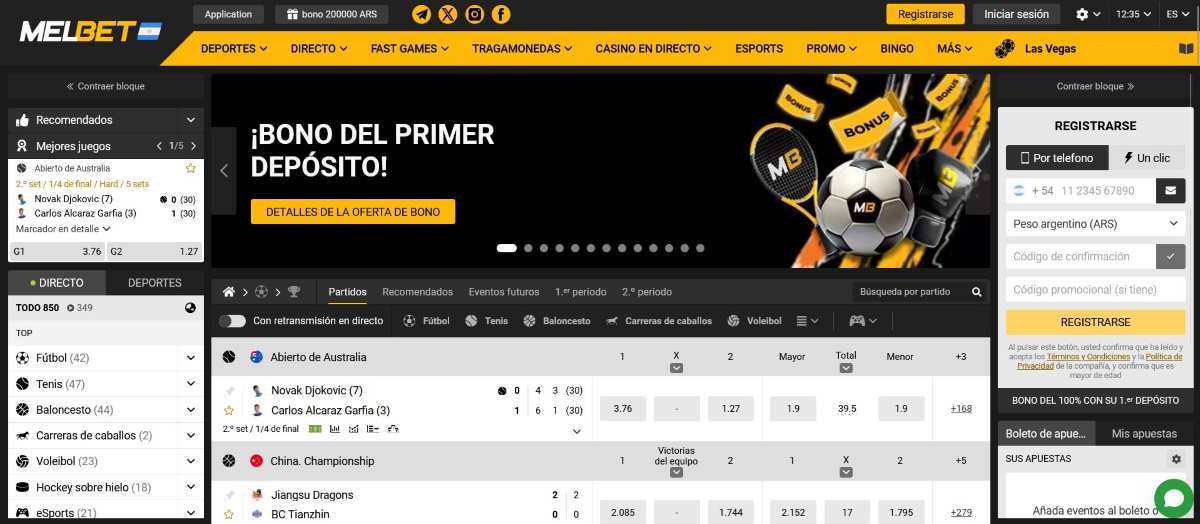 Melbet – casino argentino especializado en deportes online