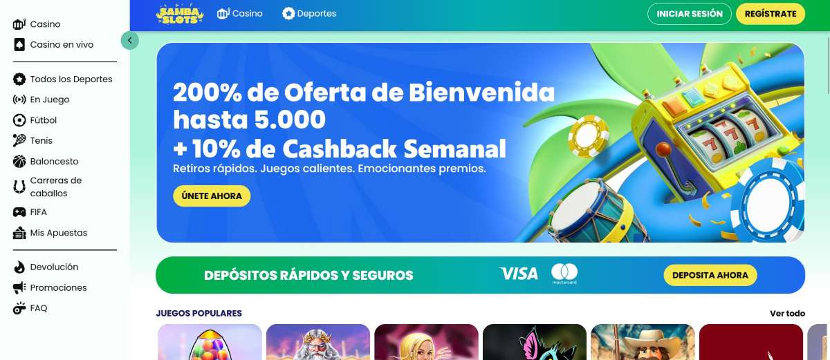 jugar a casinos online en argentina con samba slots