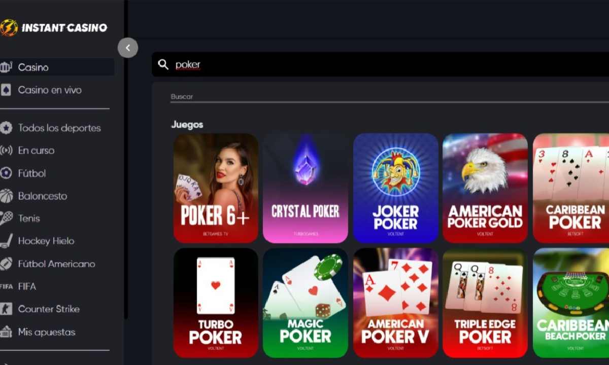 Poker instant casino