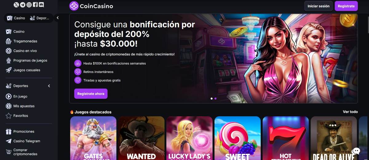 Registro CoinCasino