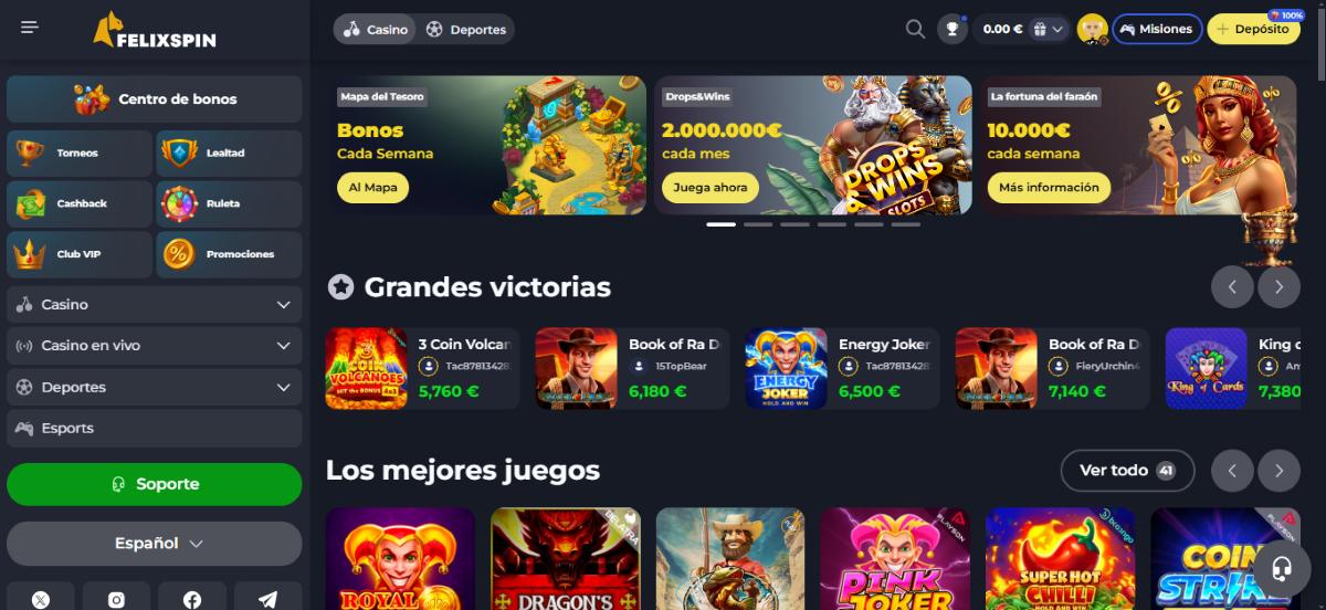 felixspin casino app