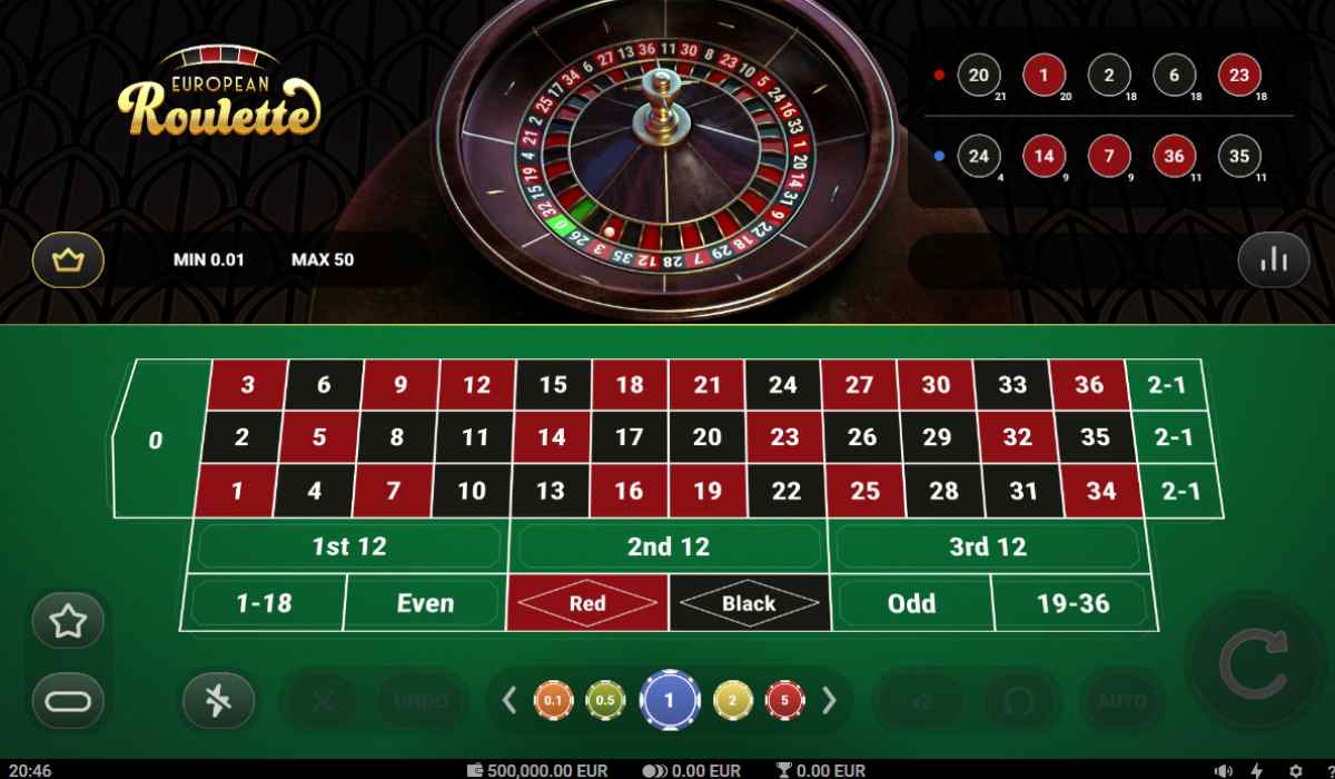 ruleta automática casinos en vivo