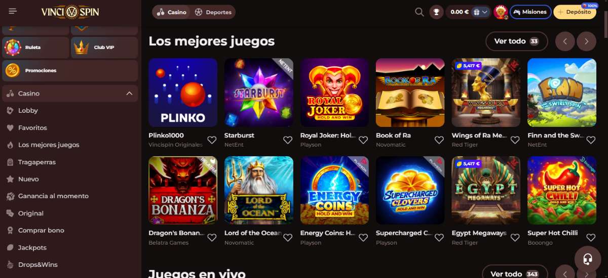 vicispin juegos app casino