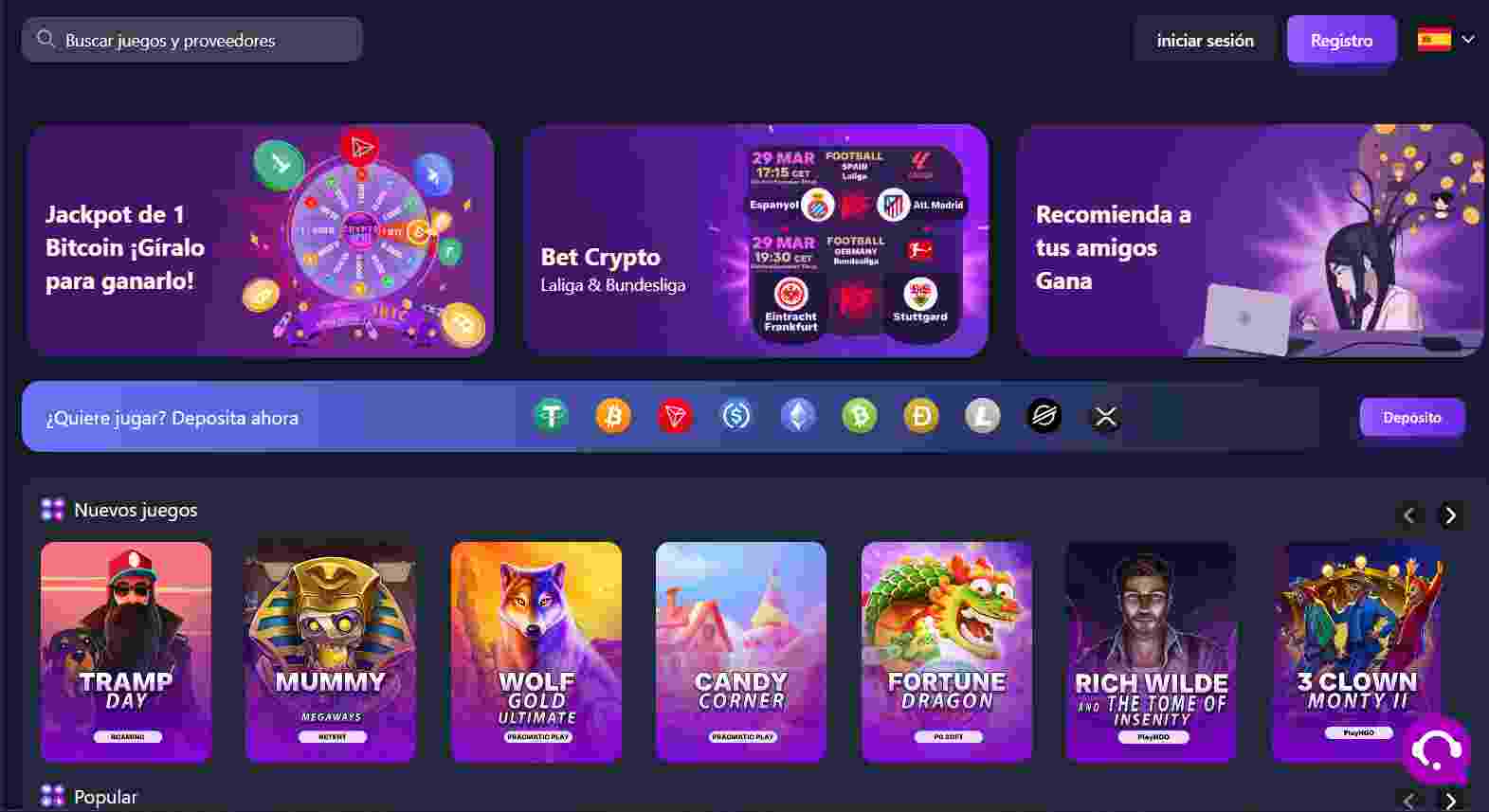 Crypto Games - El casino que combina las criptomonedas con los mejores bonos