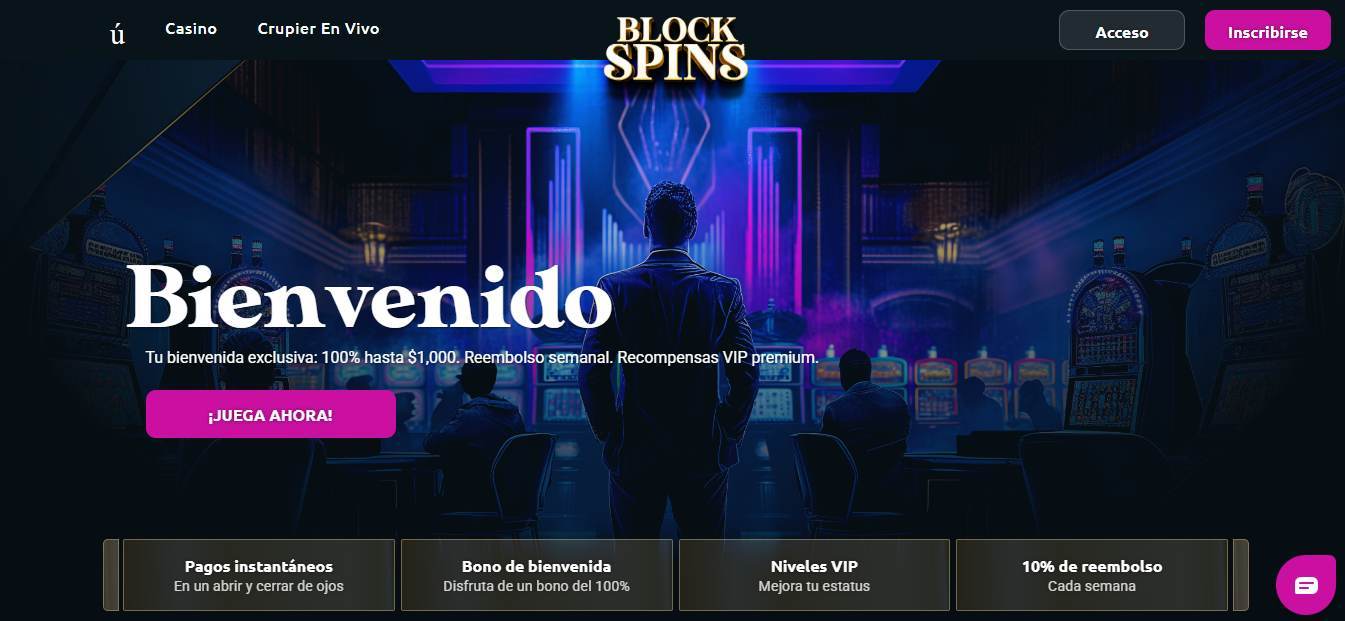 Blockspin - deposito minimo 1 euro